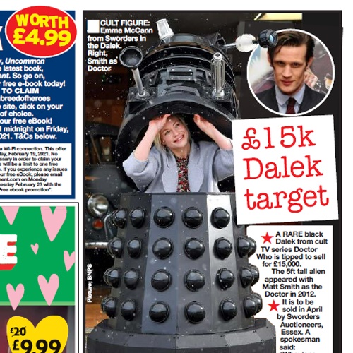 Dalek in Sworders OOO sale